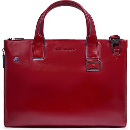 Piquadro Blue Square Shopper Bag Skórzany 38 cm Komora na laptopa z plisą rozprężną  Model 5
