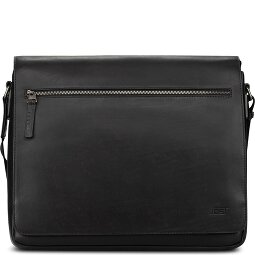 Jost Lund Briefcase Messenger Skórzany 41.5 cm Komora na laptopa  Model 2