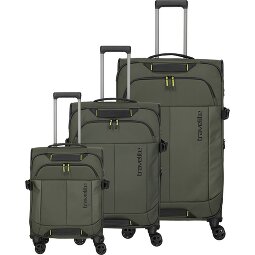 Travelite Briize 4 kółka Zestaw walizek 3-części z plisą rozprężną  Model 2