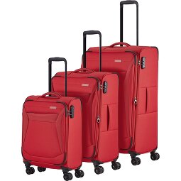 Travelite Chios 4 kółka Zestaw walizek 3-części z plisą rozprężną  Model 2