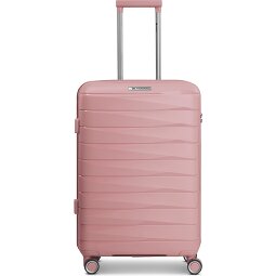 Franky London 4 kółka Walizka M 65 cm z plisą rozprężną  Model 5