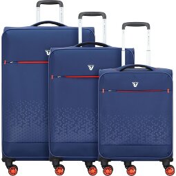 Roncato Crosslite 4 kółka Zestaw walizek 3-części z funkcją poszerzenia  Model 1