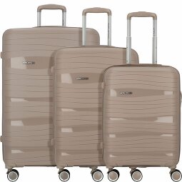 Worldpack Miami 4 kółka Zestaw walizek 3-części  Model 2