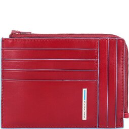 Piquadro Niebieskie kwadratowe etui na karty kredytowe RFID Skóra 12 cm  Model 2