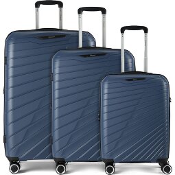 Benzi 5808 4 kółka Zestaw walizek 3-części z plisą rozprężną  Model 1