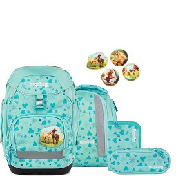 Ergobag Zestaw tornistrów 6 szt. z zestawem rzepów  Model 14