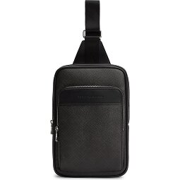 Tommy Hilfiger Torba skórzana z flagą TH 28 cm  Model 1