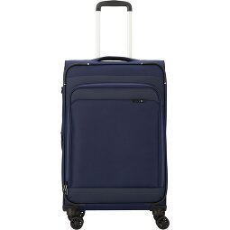 d&n Travel Line 9504 4 kółka Walizka M 67 cm z plisą rozprężną  Model 3