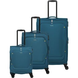 Travelite Umbria 4 kółka Zestaw walizek 3-części z plisą rozprężną  Model 3