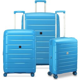 MODO by Roncato Starlight 3.0 4 kółka Zestaw walizek 3-części z plisą rozprężną  Model 2