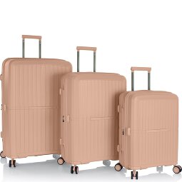 Heys AirLite 4 kółka Zestaw walizek 3-części z plisą rozprężną  Model 4