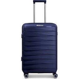 Franky London 4 kółka Walizka M 65 cm z plisą rozprężną  Model 3