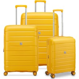 MODO by Roncato Starlight 3.0 4 kółka Zestaw walizek 3-części z plisą rozprężną  Model 5