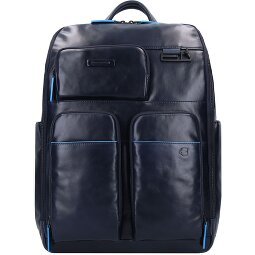 Piquadro Blue Square Revamp Backpack RFID Leather 42 cm Laptop Compartment  Model 2