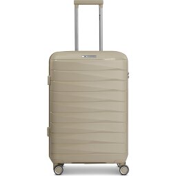 Franky London 4 kółka Walizka M 65 cm z plisą rozprężną  Model 1