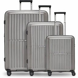 Pactastic Kolekcja 01 Zestaw walizek na 4 kółkach, 3 sztuki, z elastycznym zagięciem  Model 2