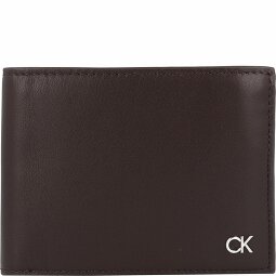Calvin Klein Metal CK Portfel Ochrona RFID Skórzany 13 cm  Model 2