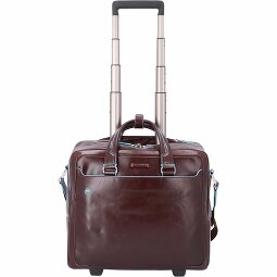 Piquadro Blue Square 2-Wheel Business Trolley Leather 36 cm Laptop Compartment  Model 1