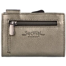 SecWal Portfel na karty kredytowe RFID skórzany 9,5 cm  Model 1