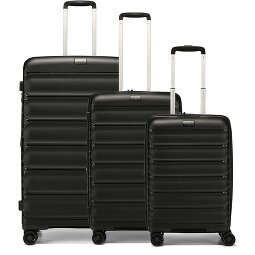 d&n Travel Line 4700 4 kółka Zestaw walizek 3-części z plisą rozprężną  Model 1