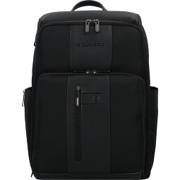 Piquadro Krótki plecak podróżny skórzany 43 cm przegroda na laptopa  Model 1