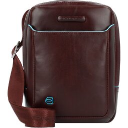 Piquadro Niebieska kwadratowa skórzana torba na ramię 22 cm  Model 2