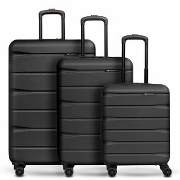 Franky Zestaw walizek na 4 kółkach Munich 4.0, 3-częściowy z elastycznym zagięciem  Model 3