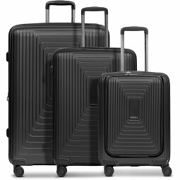 Redolz Essentials 14 3-częściowy zestaw walizek na 4 kółkach 3-częściowy zestaw walizek z rozszerzanym zagięciem  Model 2