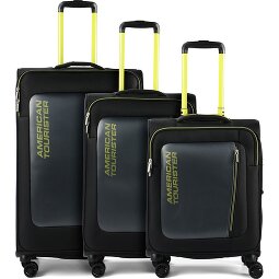 American Tourister Aktivus 4 kółka Zestaw walizek 3-części z plisą rozprężną  Model 1