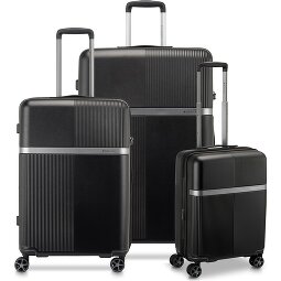 Roncato Airglam 4 kółka Zestaw walizek 3-części z plisą rozprężną  Model 2