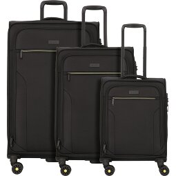 d&n Travel Line 9704 4 kółka Zestaw walizek 3-części z plisą rozprężną  Model 1