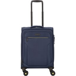 d&n Travel Line 9704 4 kółka Walizka kabinowy S 55 cm z plisą rozprężną  Model 1