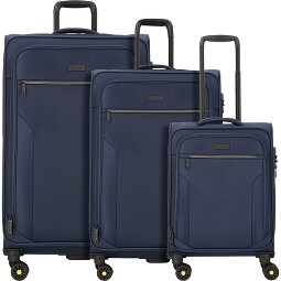 d&n Travel Line 9704 4 kółka Zestaw walizek 3-części z plisą rozprężną  Model 2