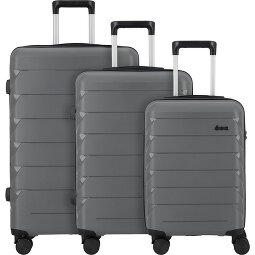d&n Travel Line 4100 4 kółka Zestaw walizek 3-części  Model 3