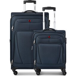 Wenger Zestaw walizek Beaumont z 4 kółkami, rozmiary S i L, z funkcją poszerzenia przegrody  Model 2