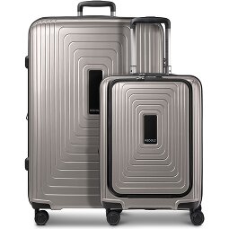 Redolz Essentials 14 zestaw walizek na 4 kółkach 2 szt. przegroda na laptopa z elastycznym zagięciem  Model 3