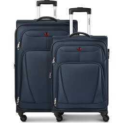 Wenger Zestaw walizek Beaumont z 4 kółkami, rozmiary M i L, z funkcją poszerzenia przegrody  Model 2