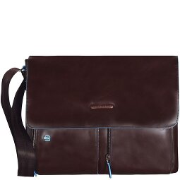 Piquadro Blue Square Messenger Leather 37 cm Laptop Compartment  Model 2