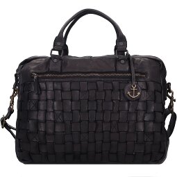 Harbour 2nd Skórzana aktówka Cool Casual Aris z przegrodą na laptopa 40 cm  Model 2