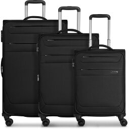 Worldpack Chicago 4 kółka Zestaw walizek 3-części z plisą rozprężną  Model 1