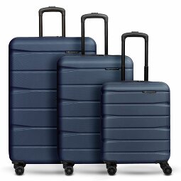 Franky Zestaw walizek na 4 kółkach Munich 4.0, 3-częściowy z elastycznym zagięciem  Model 4