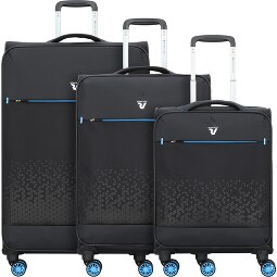 Roncato Crosslite 4 kółka Zestaw walizek 3-części z funkcją poszerzenia  Model 2