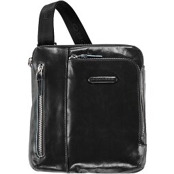 Piquadro Niebieska kwadratowa torba na ramię skórzana 21 cm  Model 3