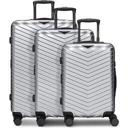 Redolz Essentials 18 4 kółka Zestaw walizek 3-części z plisą rozprężną  Model 6