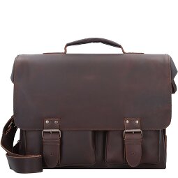 aunts & uncles Hunter Big Finn teczka skórzana 40 cm przegroda na laptopa  Model 1