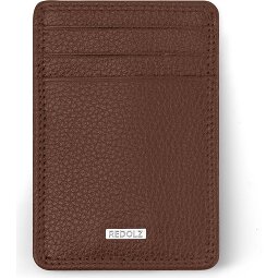 Redolz Skórzane etui na karty kredytowe Essentials RFID 7 cm z klipsem na pieniądze  Model 2