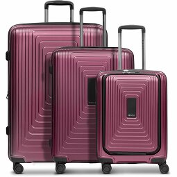 Redolz Essentials 14 3-częściowy zestaw walizek na 4 kółkach 3-częściowy zestaw walizek z rozszerzanym zagięciem  Model 1