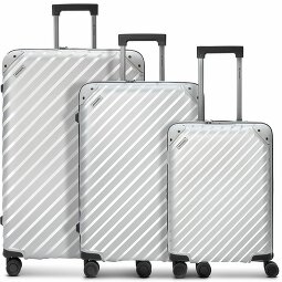 Pactastic Kolekcja 03 Zestaw walizek na 4 kółkach, 3 sztuki, z elastycznym zagięciem  Model 3