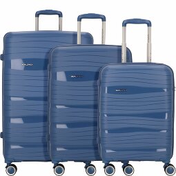 Worldpack Miami 4 kółka Zestaw walizek 3-części  Model 4