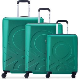 Delsey Paris x Zestaw walizek na 4 kółkach United Colors of Benetton Fabrica 3 szt.  Model 3